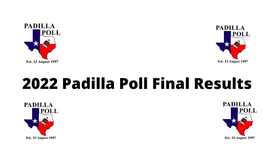 Padilla Poll 2022 Final Results - The Padilla Poll